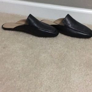 Brand new still in box black slip on shoes
